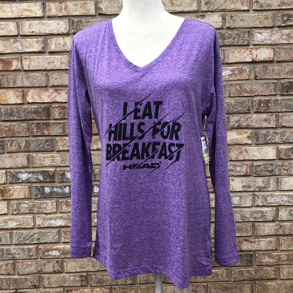 NWT HEAD “I Eat Hills for Breakfast”